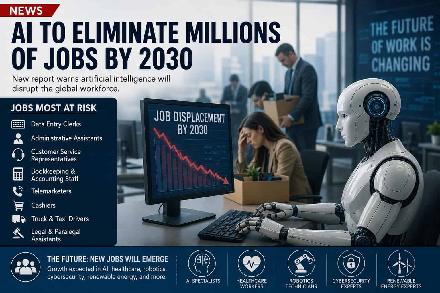 AI Reshapes Workforce: Millions of Jobs Expected to Disappear by 2030 ...